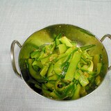 きゅうりのペペロンチーノ・サラダ
